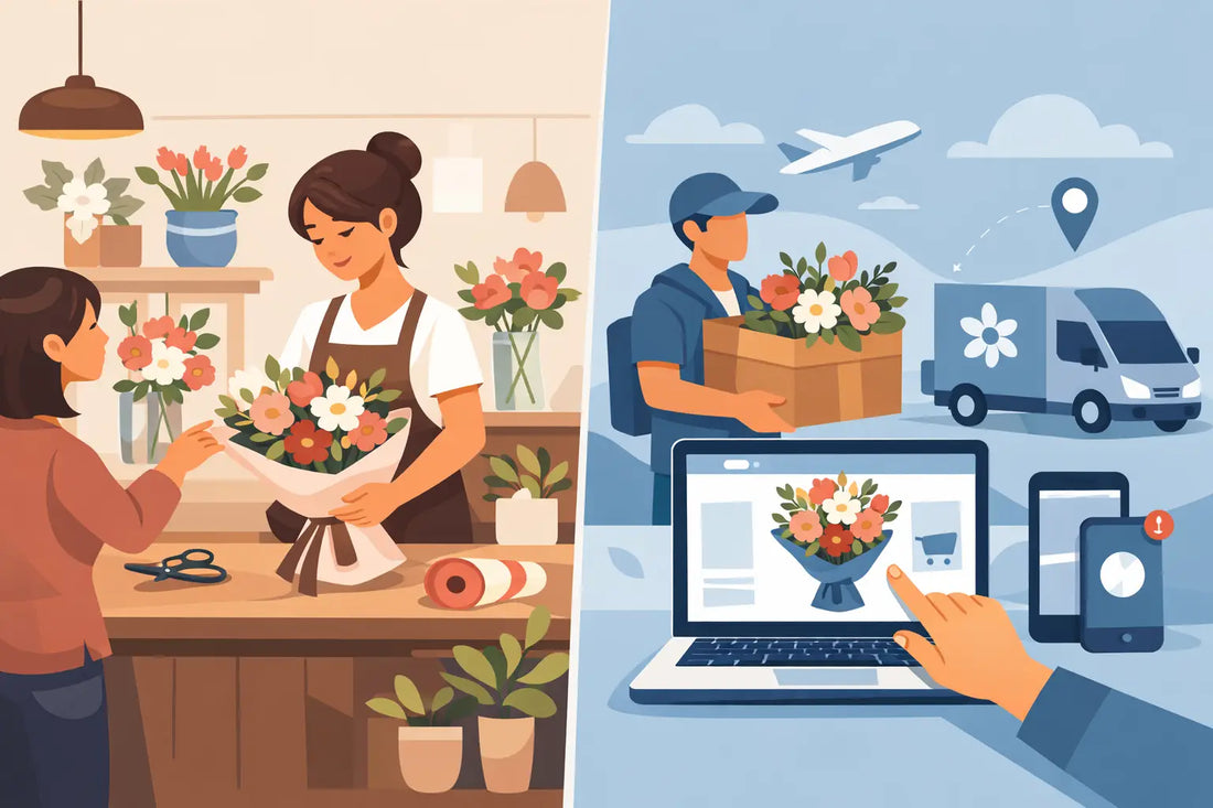 Boutique Florist Versus Online Flower Service