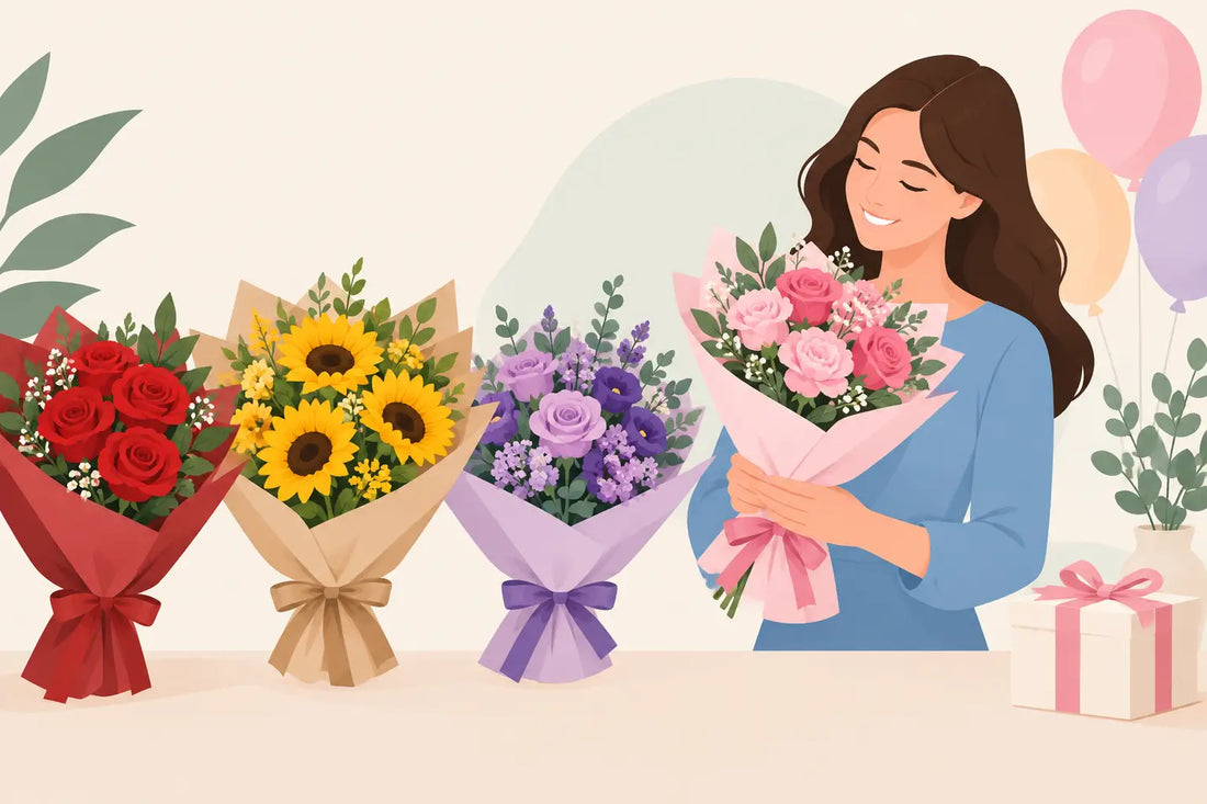 Best Bouquet Colors for Birthdays, Chosen Well