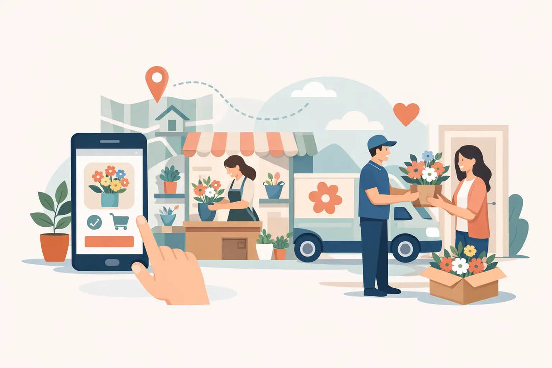 How to Order Local Flower Delivery - Pocket's Cottage