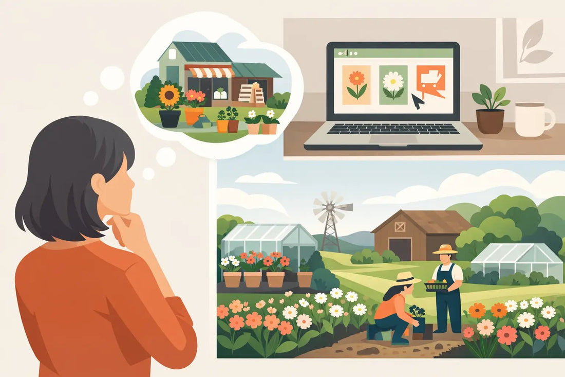 Where to Buy Flowers to Grow Locally - Pocket's Cottage